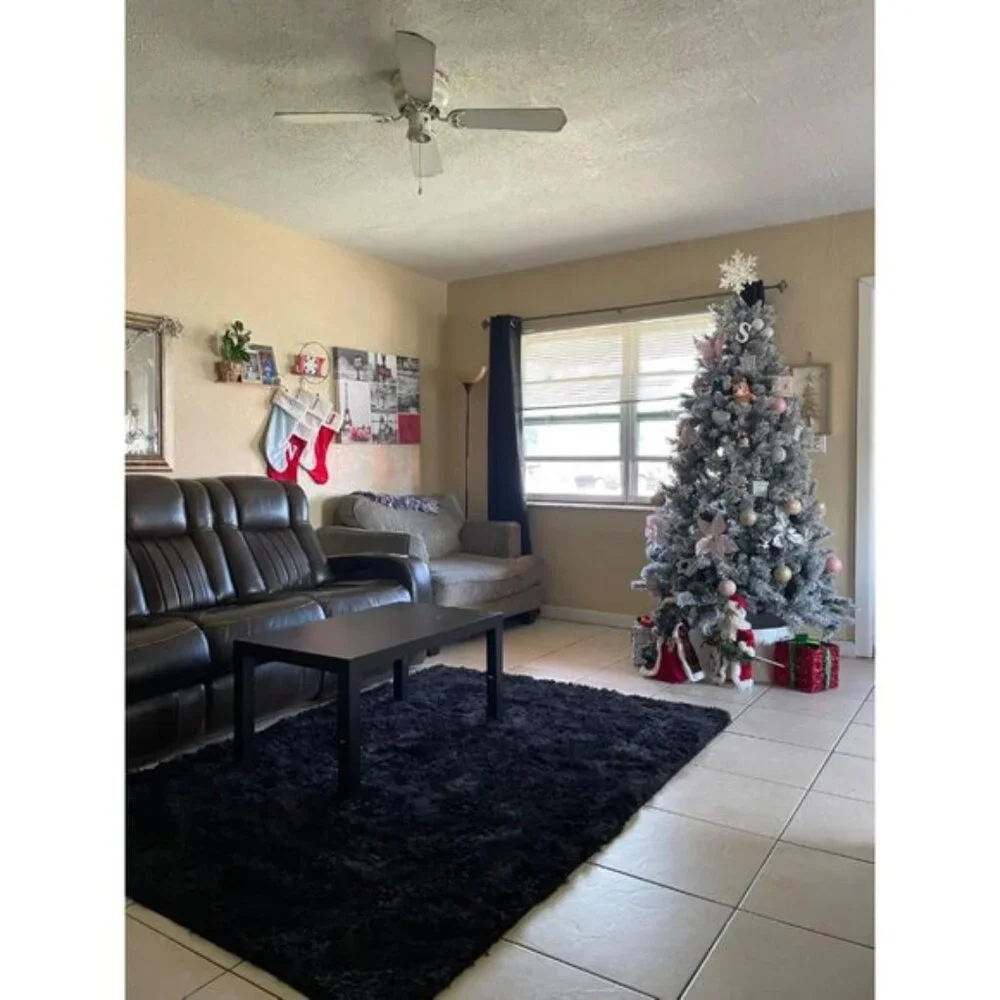 New 5x7 Black Fluffy Area Rug, Super Soft High Pile Shag Carpet for Home & Room